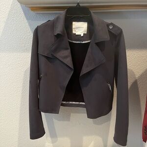 Anthropologie Dark Gray Blazer